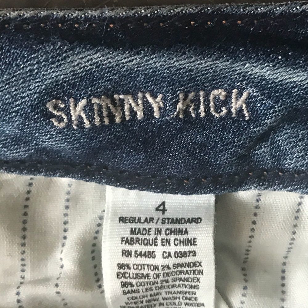 American Eagle Stretch Skinny Kick Jeans - Size 4 - Picture 4 of 4